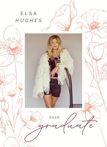 Wildflower Grads Acrylic Block